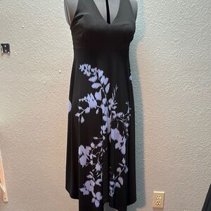 INC International Concepts Halter Handkerchief Hem Built-in-bra Dress Small